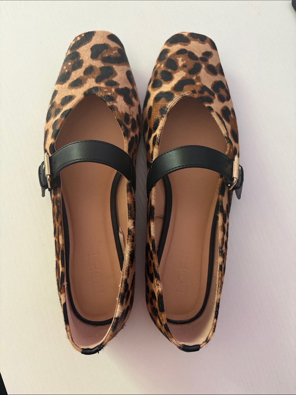 LOFT CALF HAIR MARY JANES